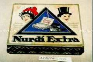 Pappschachtel für 100 Zigaretten "Nurdi Extra"