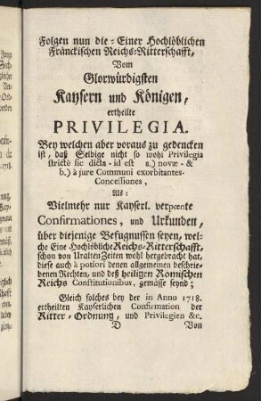 41-154, Privilegia