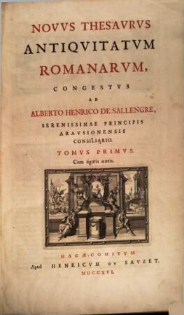 Novvs Thesavrvs Antiqvitatvm Romanarvm : cum figuris aeneis, 1