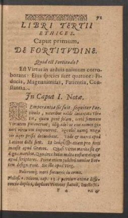 Libri Tertii Ethices.