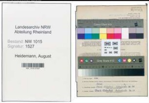 Entnazifizierung August Heidemann , geb. 05.12.1907 (Fabrikarbeiter)