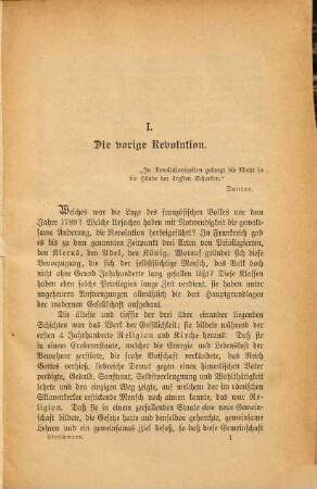 Die vorige und die kommende Revolution : eine Vorlesung aus Anlaß des französischen Revolutionsjubiläums dem deutschen Volke gehalten