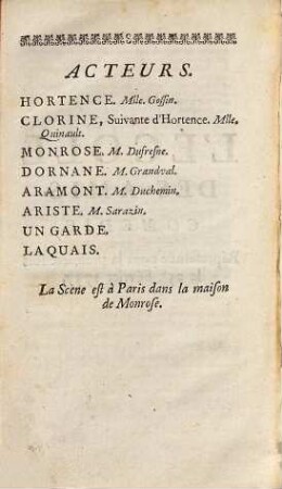 Oeuvres de théatre, Tome Second