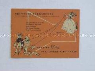 Jahresprogramm der Deutschen Volksbühne Dresden für 1950