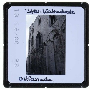 Bari, Kathedrale San Sabino : Ostfassade
