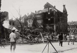 Zerstörungen Zweiter Weltkrieg - Stadtgebiet. Kaiserallee 67, bei der Yorckstraße
