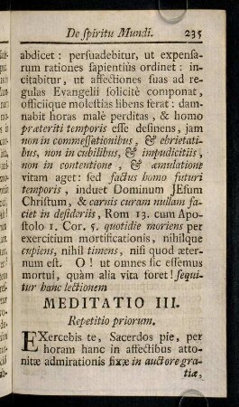 235-250, Meditatio III