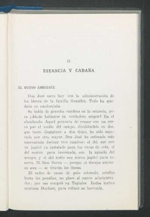 El nuevo ambiente