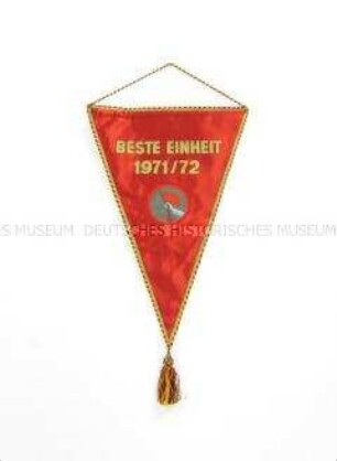 Wimpel "Beste Einheit", Kampfgruppen der Arbeiterklasse