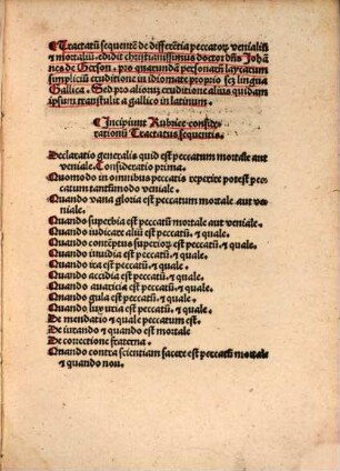 Opusculum de cognitione peccatorum venialium et mortalium
