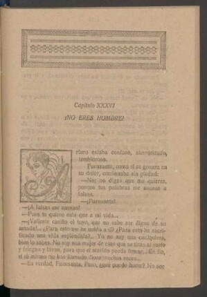 Capítulo XXXVI - ¡No eres hombre!