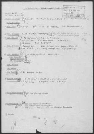 Orlach-Jungholzhausen mit Elzhausen, Zottishofen und Dörrhof: Visitationsbericht mit Pfarrbericht 1956