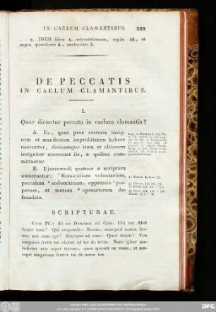 De Peccatis In Caelum Clamantibus.