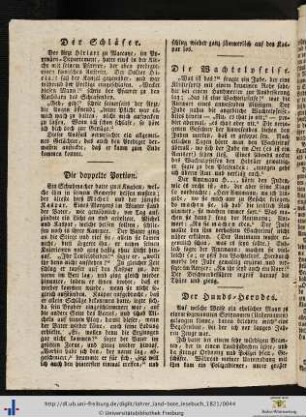 Die doppelte Portion.