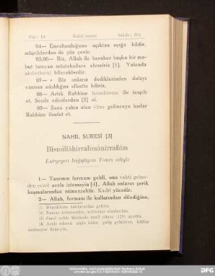 Nahil Suresi