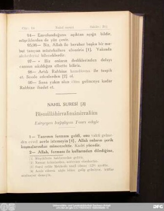Nahil Suresi
