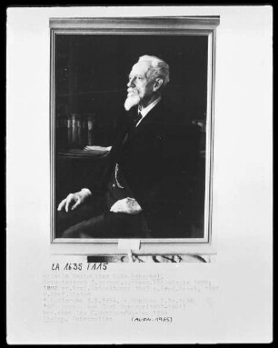 Bildnis des Giessener Universitätsprofessors Wilhelm Maximilian Otto Behagel