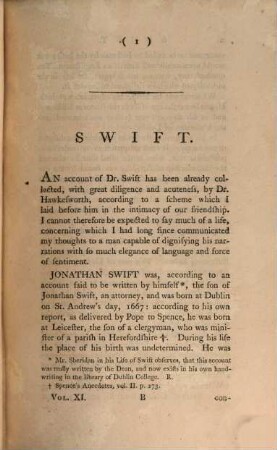 Works, 11. The lives of the English Poets