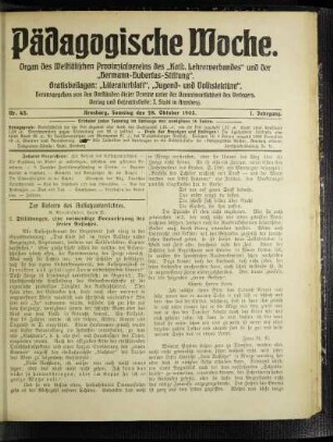 Zur Reform des Aufsatzunterrichtes : 2. Stilübungen, eine notwendige Voraussetzung des freien Aufsatzes