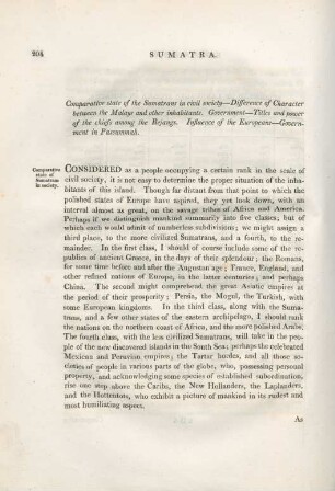 Comparative state of the Sumatrans in civil society - ...