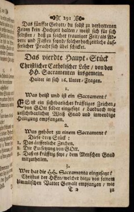 291-406, Das vierdte Haupt-Stueck