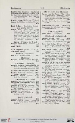 [Eastbourn (Sussex, England) - Exeter (New Hampshire, U.S.A.)]