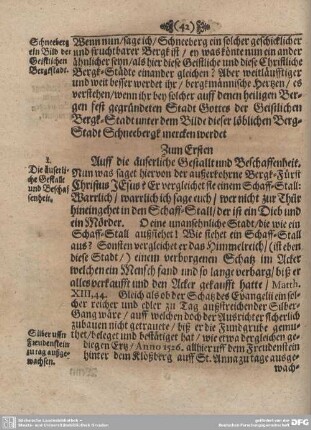 Zum Ersten