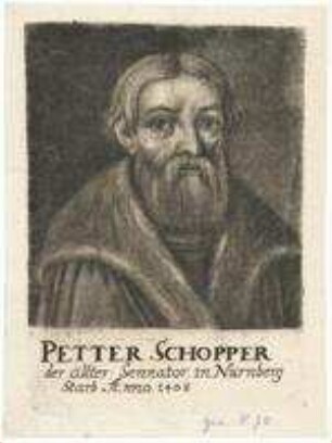 Peter (II.) Schopper d.Ä., Ratsherr; gest. 1408