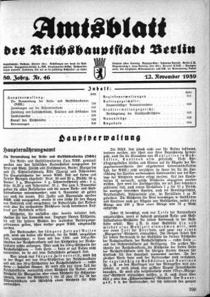 1939,46: Nr. 46, 12. November 1939