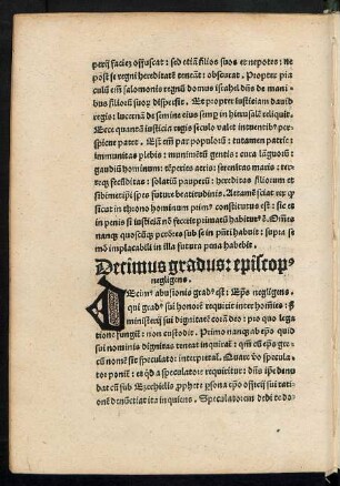 Decimus gradus: episcopus negligens.