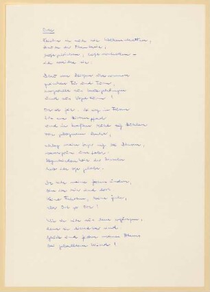 Heinz Piontek (1925-2003) Nachlass: Orte - BSB Ana 465 A.1.71