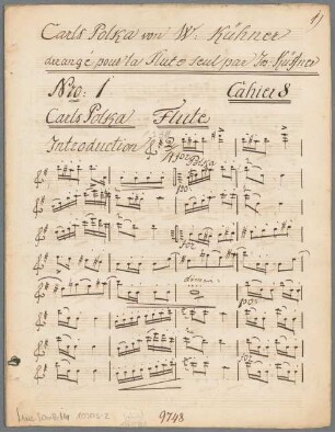 6 Dances, Arr, fl, HenK WoO 113/8 - BSB Mus.Schott.Ha 10303-2