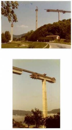 Kochertalbrücke, km 679,942 - 681,070 Gebaut Oktober 1976 - 15.Oktober 1979. Freivorbau