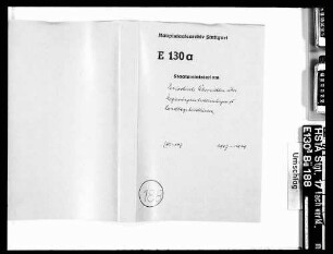 Periodische Übersichten über Regierungsentschließungen zu Landtagsbeschlüssen