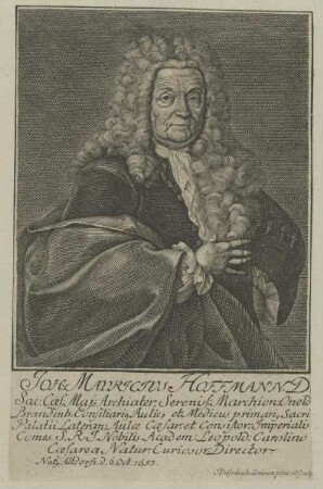 Bildnis des Joh. Mauricius Hoffmann