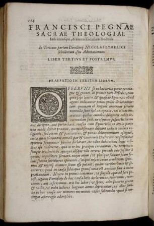 Liber tertivs et postremvs