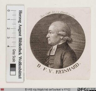 Bildnis Franz Volkmar Reinhard