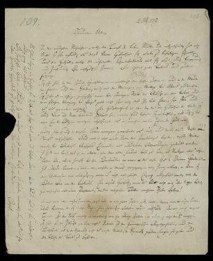 Nr. 105: Brief von Karl Otfried Müller an seinen Vater, Göttingen, 2.10.1832