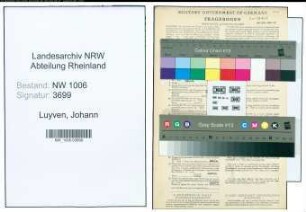 Entnazifizierung Johann Luyven , geb. 02.03.1906 (Landwirt)