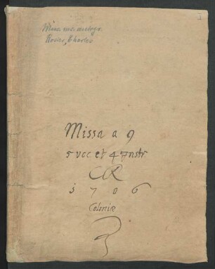 Messen; V (5), strings, bc; h-Moll