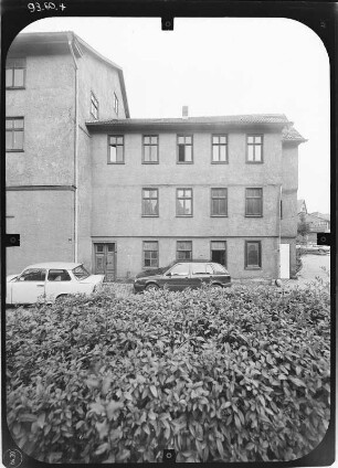 Schmalkalden, Pfaffengasse. Wohnhaus mit Laden. Straßenfront