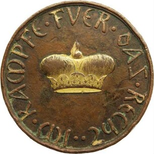 Kriegsdenkmünze 1814/1815 für Unteroffiziere