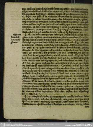 §. 28. Officium Principis circa Religionem