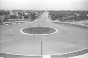 Bukarest: Piata Berlin, runder leerer Platz [Berliner Platz]
