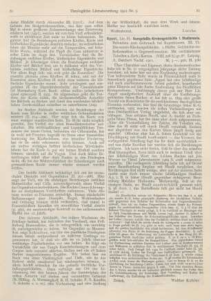 82 [Rezension] Appel, Heinrich, Kurzgefaßte Kirchengeschichte für Studierende. 3. Teil: Die neuere Kirchengeschichte. 1. Hälfte: Geschichte der Reformation und Gegenreformation
