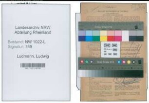 Entnazifizierung Ludwig Ludmann , geb. 09.11.1907 (Elektriker)