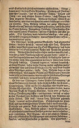 Historia der Zwistigkeit und Krigs-Unruhe, so sich zwischen ... Churfürst Friedrichen dem 2ten ... und Herzog Wilhelmen zu Sachsen ... zugetragen : auß Sigmunds von Bircken Sächsischem Helden-Saal gezogen ...
