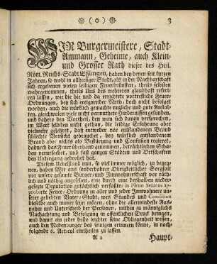 3, Wir Burgermeistere, Stadtamman, Geheime, auch ...