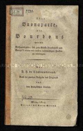 Abhandlung über Napoleon und die Bourbonen