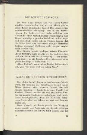 Keine Besonderen Kennzeichen